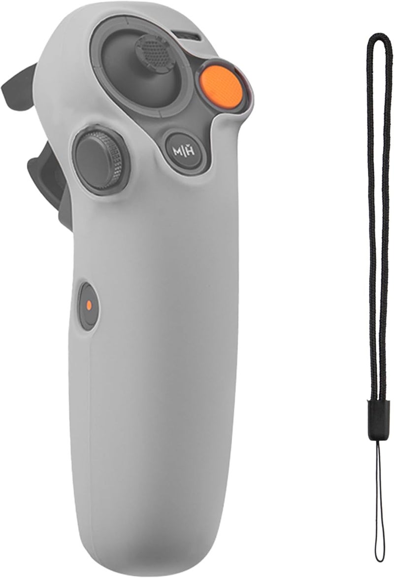 Houjunor Protective case for DJI RC Motion 3 Controller, Silicone Sleeve Cover for DJI Aavata 2 Remote Controller, Anti-Drop and Anti-Scratch Drone Accessories for Motion 3 Remote Control Grip (Gray) - Image 1